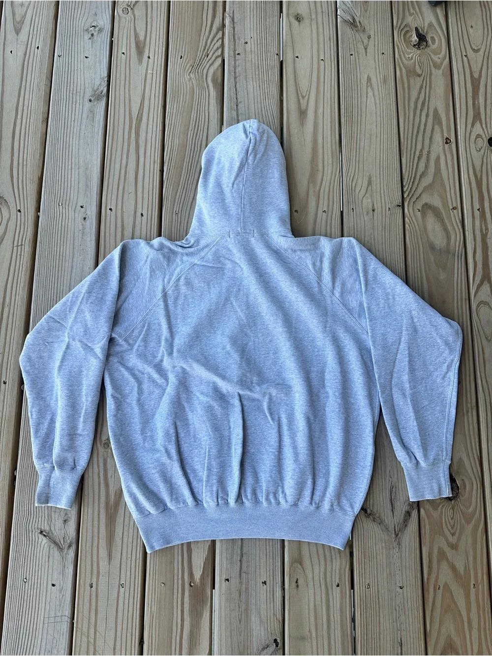 Y2K Boxy Fit Polo Ralph Lauren Grey Pony Hoodie
